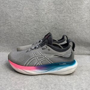 Asics Shoes Womens Size 6.5 Gel Nimbus 25 Grey Athletic Running Sneaker 1012B356